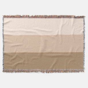 Brown Ombre Striping Decke