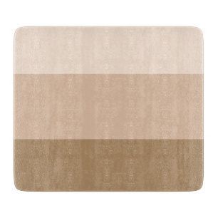 Brown Ombre Striping Schneidebrett