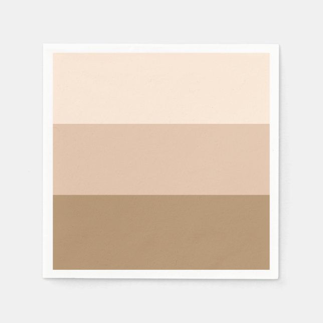 Brown Ombre Striping Serviette (Vorderseite)