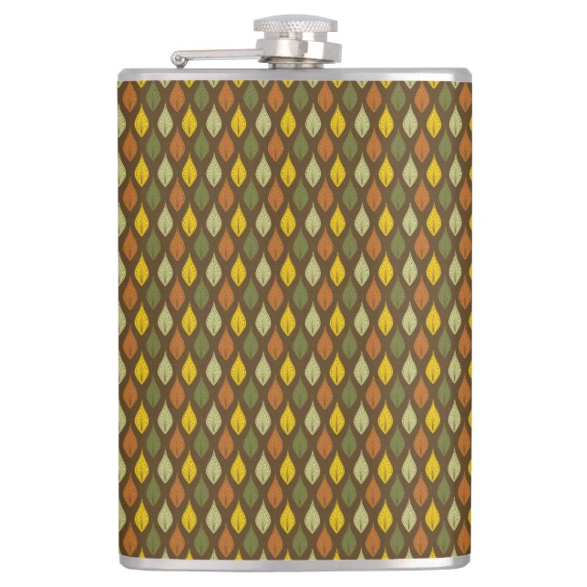 BROWN ORANGE YELLOW GOLD HERBSTLAUB FLACHMANN (Vorderseite)