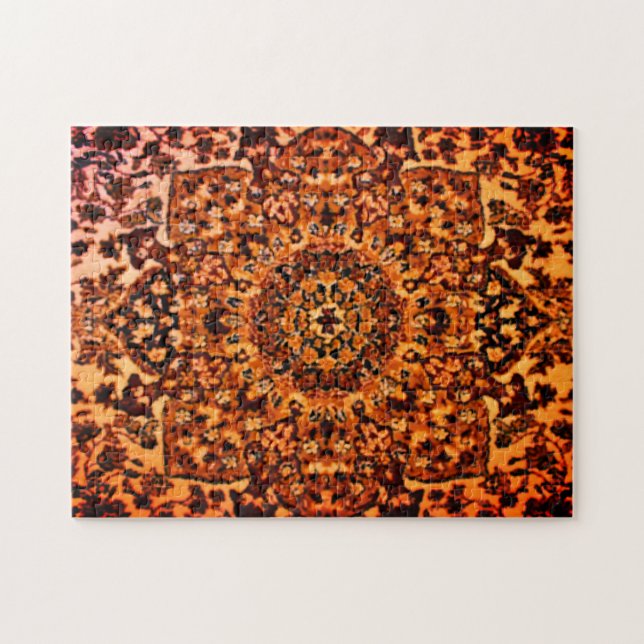 Brown Oriental Rug (Horizontal)