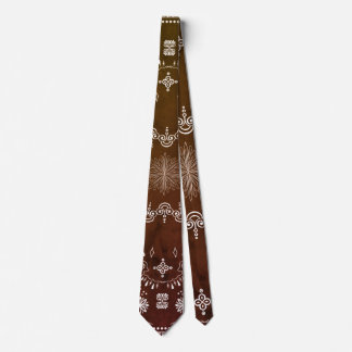 Brown Paisley Krawatte