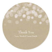 Brown Paper Simple Rustic Gastgeschenk Hochzeit