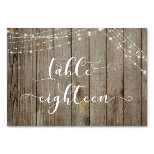 Brown Patiné Bois & Lumières Table Huitième carte