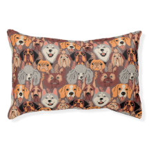 Brown Paw Haven - Cosy Niedlich Dog Bed Bliss