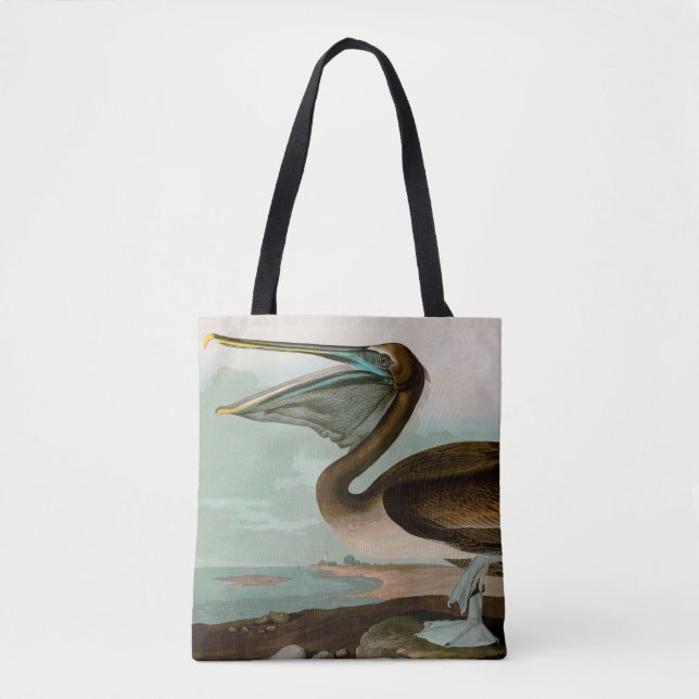 Brown Pelican Birds America Audubon Print Tasche (Vorderseite)