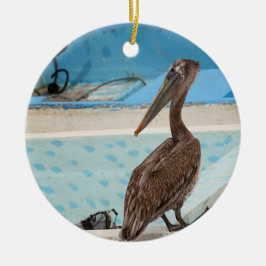 Brown Pelican | Cabo San Lucas Keramik Ornament