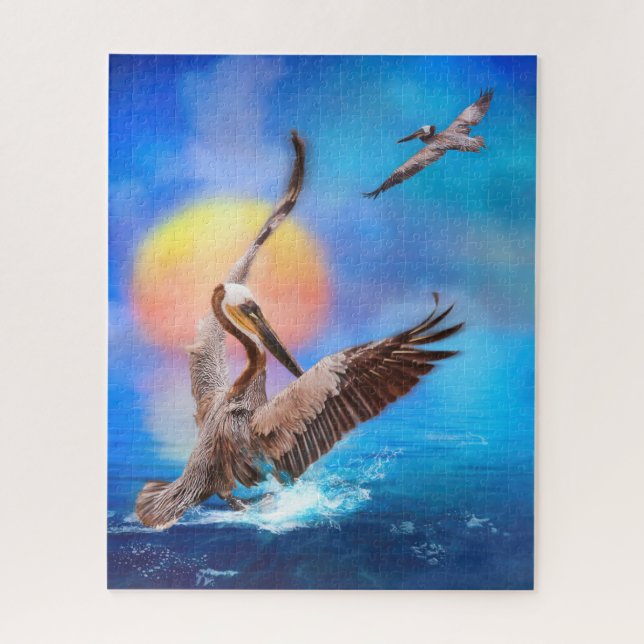 Brown Pelicans SUN KISSED ISLAND (Vertikal)