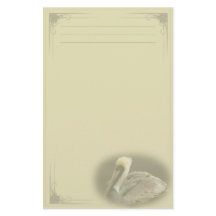 Brown-Pelikan-Gewohnheits-Briefpapier