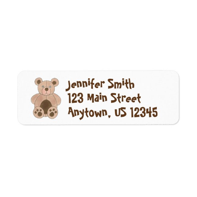 Brown Plush Toy Teddy Bär gestopftes Tier (Vorne)