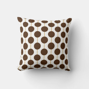 Brown Polka Dots Kissen