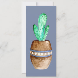 Brown Potted Cactus Pflanze Book Mark