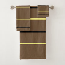 Brown rayures noires jaunes