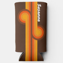 Brown Retro Loop mit Namen