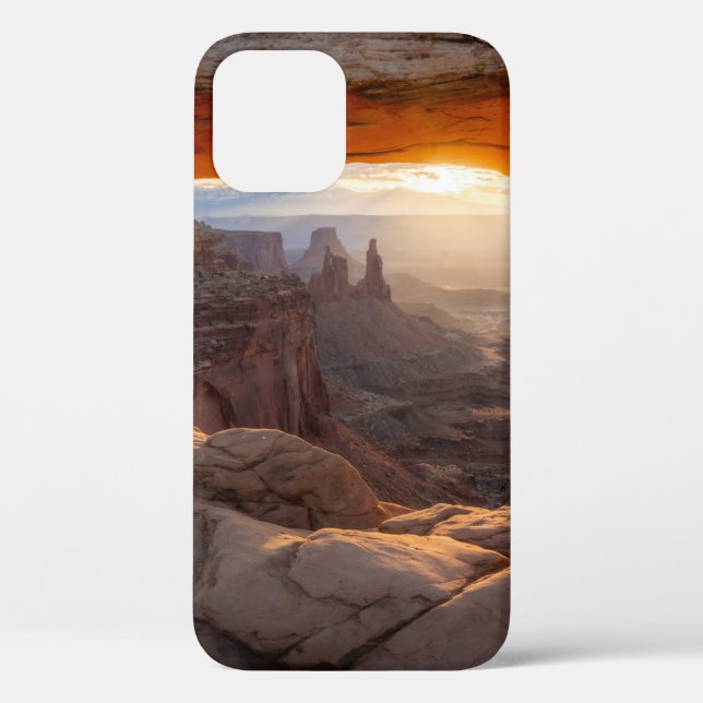 BROWN ROCKY BERG WÄHREND DES SONNENS Case-Mate iPhone HÜLLE (Rückseite)