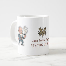 Brown Rorschach Psychology Customizable Freud Figu Jumbo-Tasse
