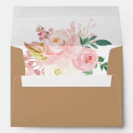 Brown Rustique Kraft Botanique Ressort Floral Mari