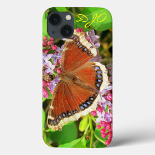 Brown-Schmetterling mit blauen Stellen auf Case-Mate iPhone Hülle