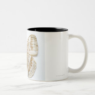 Brown-Schmetterling, obenliegende Ansicht Zweifarbige Tasse