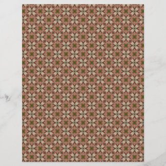 Brown Scrapbook Paper Sheet