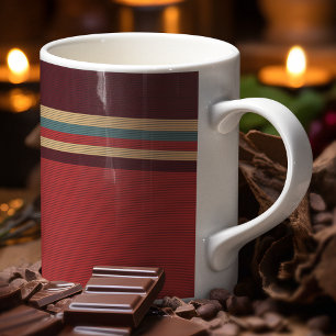 Brown Shades Stripe Kaffeetasse