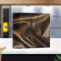 Brown Shiny Imitats Leather