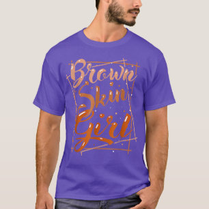 Brown Skin Girl Black Melanin Queen Magic Juneteen T-Shirt