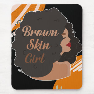 Brown Skin Girl Mousepad