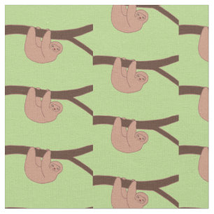 Brown Smilth mit Heart Nose Fabric Stoff