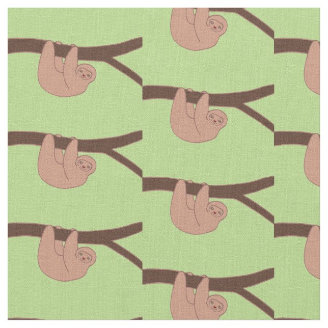 Brown Smilth mit Heart Nose Fabric Stoff (Nahaufnahme)