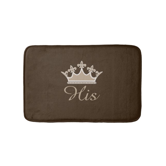 Brown Son Crown Bath Mat Badematte (Vorderseite)