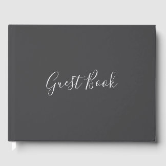 Brown Standard Guest Book | Luxuriöse Hochzeiten Gästebuch