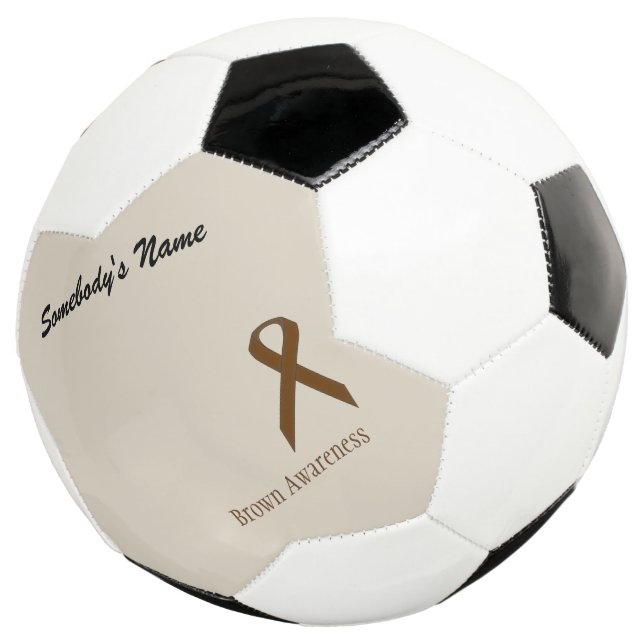 Brown Standard Ribbon Template von Kenneth Yoncich Fußball (Dreiviertel)
