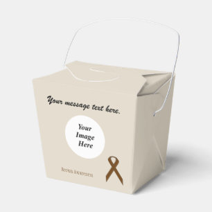 Brown Standard Ribbon Template von Kenneth Yoncich Geschenkschachtel