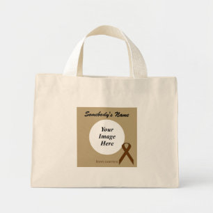 Brown Standard Ribbon Tmpl von Kenneth Yoncich Mini Stoffbeutel