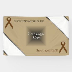Brown Standard Ribbon von Kenneth Yoncich Banner