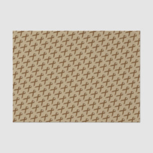 Brown Standard Ribbon von Kenneth Yoncich Seidenpapier