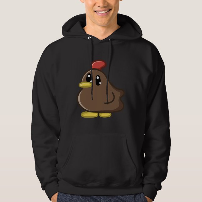 Brown Stardew Valley Chicken   Hoodie (Vorderseite)