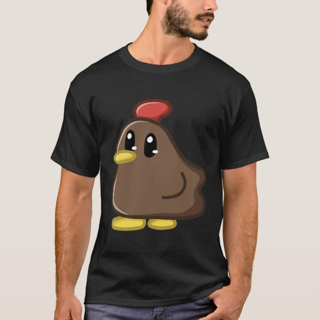 Brown Stardew Valley Chicken T-Shirt (Vorderseite)