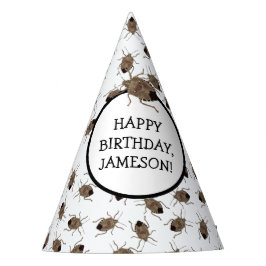 Brown Stink Bug Illustration Personalisiertes Part Partyhütchen