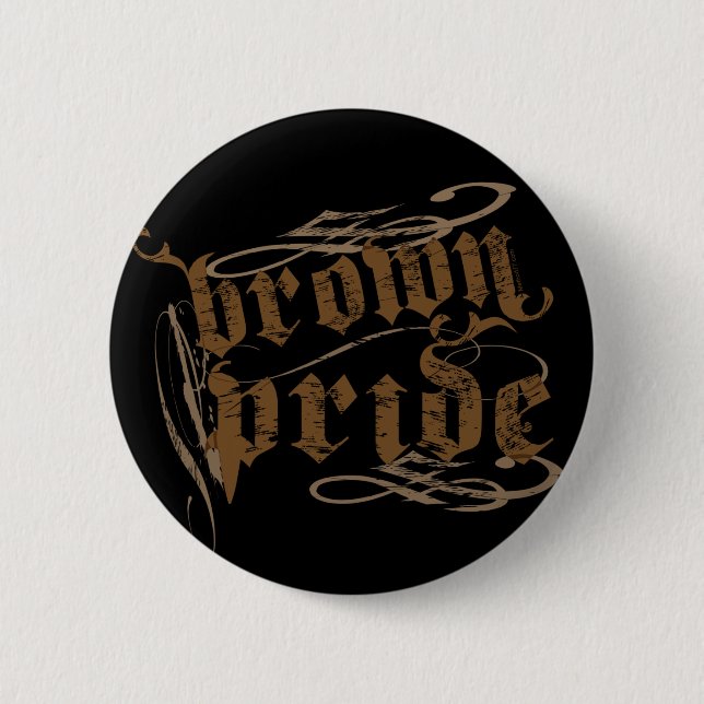 Brown-Stolz-Knopf Button (Vorderseite)