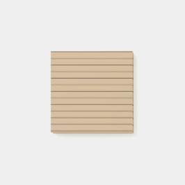 Brown Stylish Stationery Post-it Klebezettel
