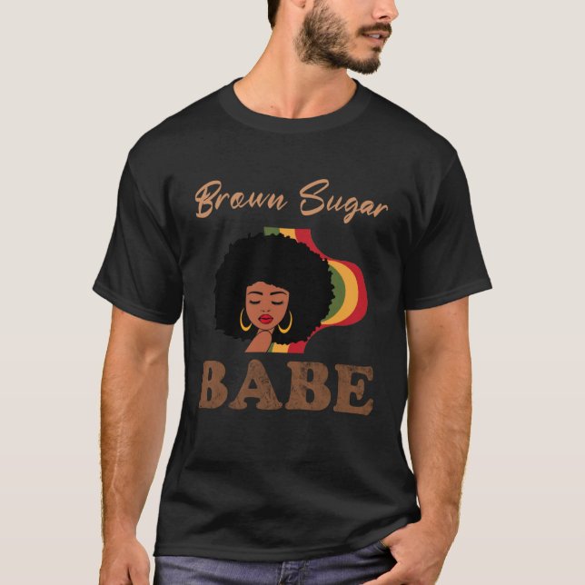 Brown Sugar Babe  4 T-Shirt (Vorderseite)