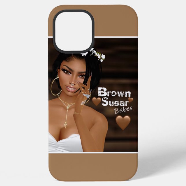 Brown Sugar Babes iPhone 12 Pro Max Fall 1 Hülle (Rückseite)