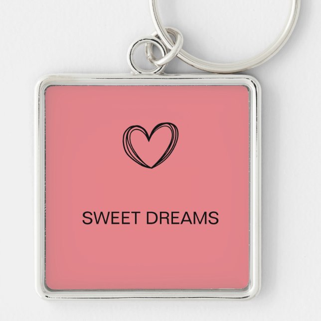 BROWN SWEET HEART DREAM MINIMAL KEKETTE SCHLÜSSELANHÄNGER (Vorne)