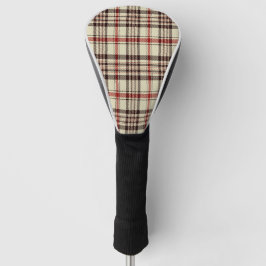 Brown Tartan Golf Head Cover Golf Headcover
