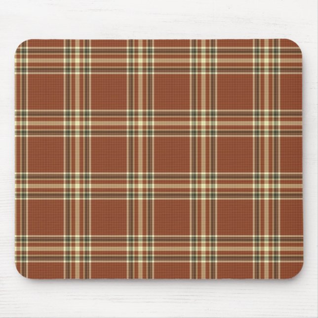 Brown Tartan Mousepad (Vorne)