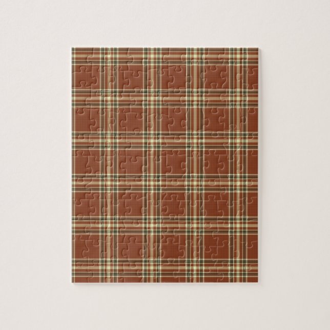 Brown Tartan Puzzle (Vertikal)