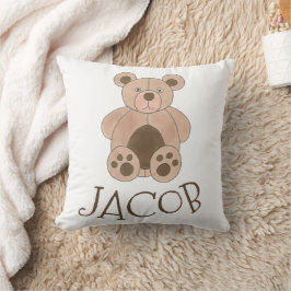 Brown Teddy Bear Plush Personalisiert Kissen
