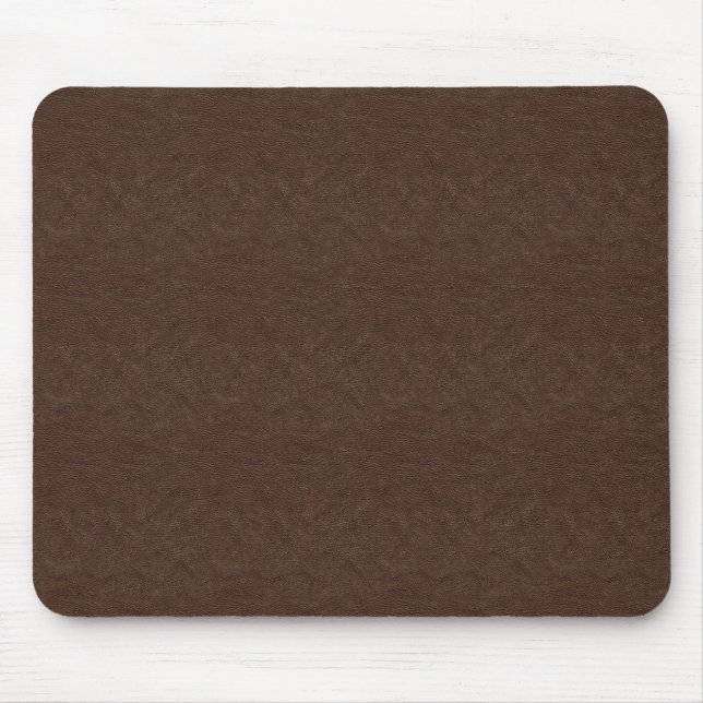 Brown Textured Leather Mousepad (Vorne)